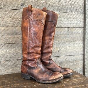 Frye tall cowboy boots size 9